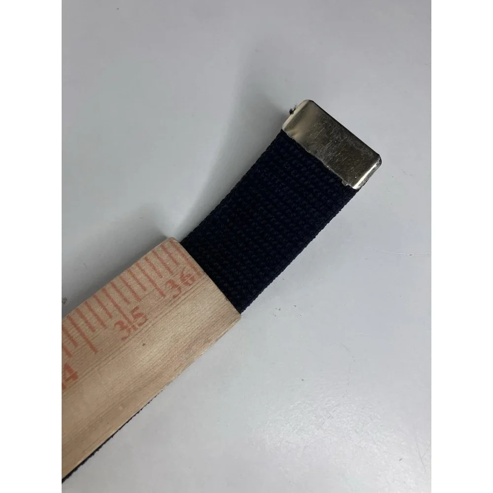 VTG Navy Blue Belt 38 Inch With Pull Buckle U.S. C.E Marked 60s Trouser Belt